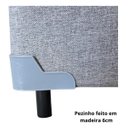 Ver mais imagens de Base Box com Baú Casal Linho Cinza 1,38 X 1,88 Reforçada