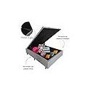 Ver imagem 6 de Base Box com Baú Casal Linho Cinza 1,38 X 1,88 Reforçada