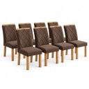 Ver imagem 2 de Conjunto 8 Cadeiras para Sala de Jantar Arthus