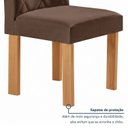 Ver imagem 4 de Conjunto 8 Cadeiras para Sala de Jantar Arthus