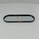 Ver imagem 4 de Bandeja Decorativa para Servir Oval Home&co com Espelho Metal 1x30x10cm Preta