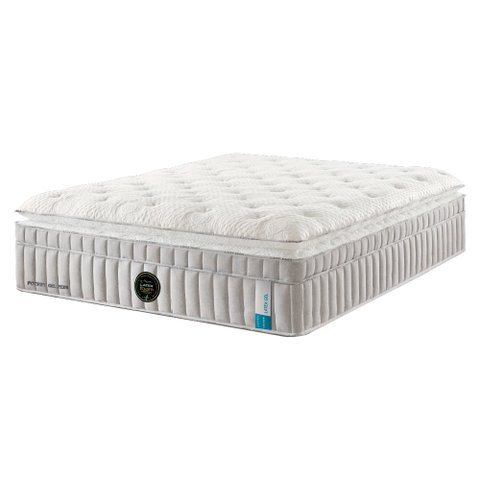 Colchão King Latex Foam de látex Pocket Qgel plus com cobre SEM OPCIONAIS Super 193x203cm