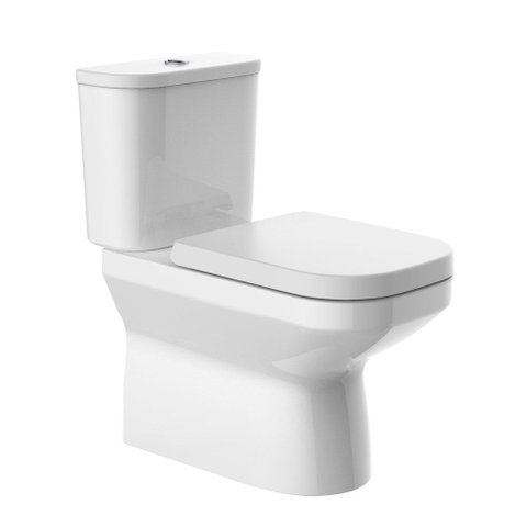 Kit Completo Bacia com Caixa Acoplada Span Square Branco Kohler