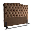 Ver imagem 1 de Cabeceira Queen 158 - Bello Box - Dunas Veludo Tabaco