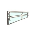 Ver imagem 2 de Vitro Basculante 2 Seções Alumínio Brilhante 40x120