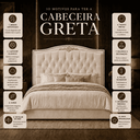 Ver imagem 2 de Cabeceira Cama Casal Queen Greta 160cm Estofada Suede Design Clássico