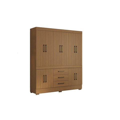 Guarda-Roupa 10 Portas 3 Gavetas -Mônaco