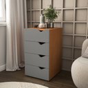 Ver imagem 1 de Gaveteiro 4 Gavetas 71cm X 40cm Porto