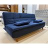 Sofá cama 3 lugares - Modelo 509 Suede - Cor Azul Petróleo - 1