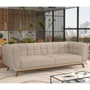 Ver imagem 2 de Sofá Living Decorativo 2 Lugares 180cm Bellart M22 Linho Cru - Mpozenato