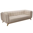 Ver imagem 1 de Sofá Living Decorativo 2 Lugares 180cm Bellart M22 Linho Cru - Mpozenato