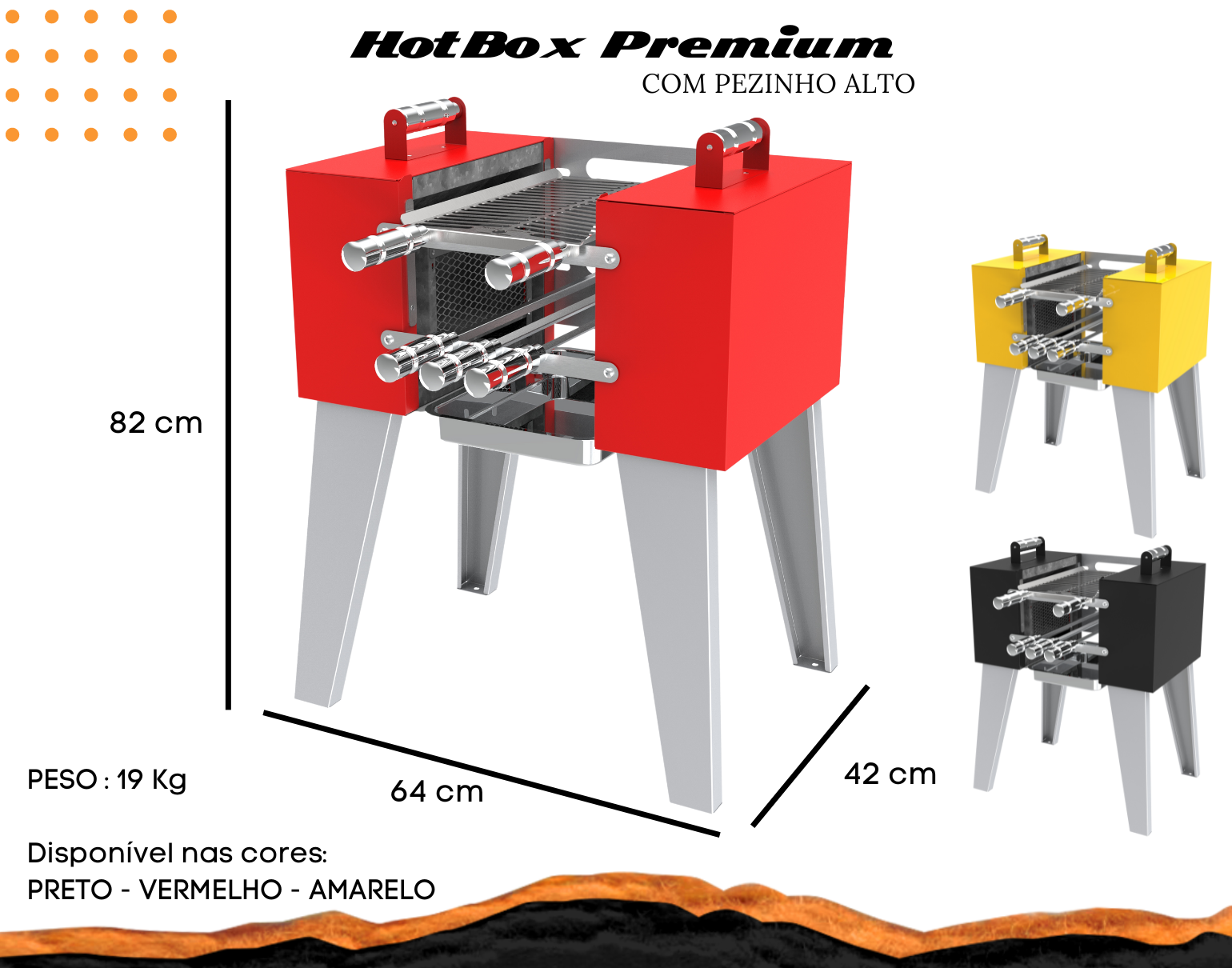 Churrasqueira Para Apartamento Sem Fumaça Ecológica Hotbox Premium - 2