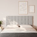 Ver mais imagens de Cabeceira Para Cama Box Nala Babus Casal Estofadas em linho