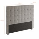 Ver imagem 3 de Cabeceira Para Cama Box Nala Babus Casal Estofadas em linho