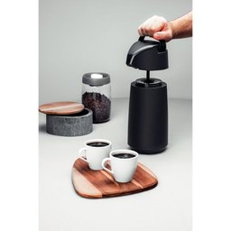 Garrafa Térmica Tramontina Exata em Plástico Preto com Ampola de Vidro 1 L - 10