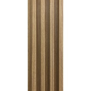 Painel Ripado Prime Madeira Pvc Teca Fina 2,9m X 16cm Open Star 33013