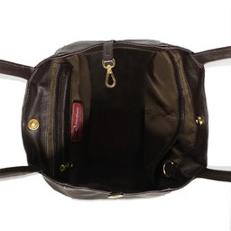 Bolsa de Couro Camila - Café - 3