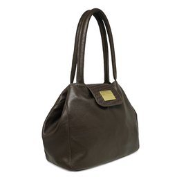 Bolsa de Couro Camila - Café - 2