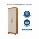 Ver imagem 7 de Kit 2 Armários Multiuso 2 Portas com Chave 100% MDF Toronto Yescasa