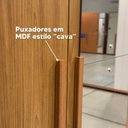 Ver mais imagens de Guarda Roupas 100% Mdf 4 Portas 187cm Greco 181 Espazzo Madetec