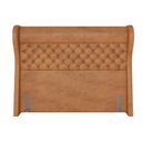Ver imagem 4 de Kit Cabeceira Cama Box Casal 195 Cm Madrid com Puff Recamier Santorini Couríssimo Whisky - Lyam Deco