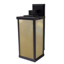 Ver imagem 2 de Arandela Aluminio Reflex M Vidro Ambar