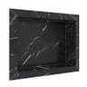Nicho Para Banheiro 40x30X10 Porcelanato Polido Diamante Cozimax Preto - 1
