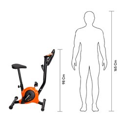 Bicicleta Ergométrica Vertical Gallant Flow GBE1HBTB-PT - 3