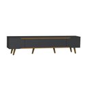 Ver imagem 1 de Rack Retrô Shop 2,18m para TV 70" Preto/Cedro – Moderno, Aconchegante e de Alta Qualidade