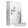 Guarda Roupa de Bebê 100% MDF 4 Portas 2 Gavetas Fly - 5