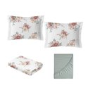 Ver imagem 2 de Jogo de Cama Queen Size 100% Algodão 180 Fios Nova América - 7898