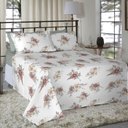 Ver imagem 5 de Jogo de Cama Queen Size 100% Algodão 180 Fios Nova América - 7898