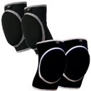 Ver imagem 1 de Kit C/ Joelheira e Cotoveleira Infantil Voleibol Kanxa Kids - Único - Preto