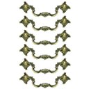Ver imagem 1 de Kit com 6 Puxadores Colonial 2131 Antique B