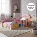 Ver imagem 6 de Conjunto Cama Solteiro Princesas Rosa MDF com Colchão Infantil Quarto de Menina Moderna Linda