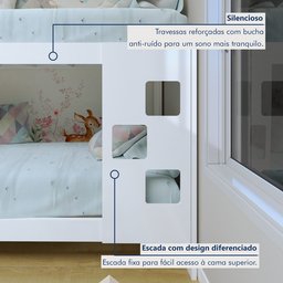 Beliche 100% MDF com Prateleira Vegas - 3
