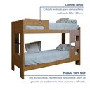 Ver imagem 4 de Beliche 100% MDF com Prateleira Vegas