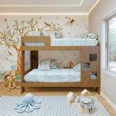 Ver imagem 1 de Beliche 100% MDF com Prateleira Vegas