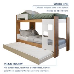 Treliche 100% MDF com Prateleira Vegas - 7