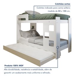 Treliche 100% MDF com Prateleira Vegas - 7