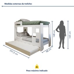 Treliche 100% MDF com Prateleira Vegas - 3