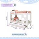 Ver imagem 3 de Treliche 100% MDF com Prateleira Vegas Branco