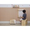 Painel Lousa Infantil de Madeira para Desenho e Pintura – com Bobina de Papel - 6