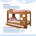 Ver mais imagens de Treliche 100% MDF com Prateleira Vegas Marrom/Ypê
