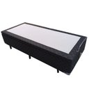 Ver imagem 1 de Base Box Baú Solteirão Blindado NK Camas Poliéster Preto 49x96x203