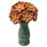 Vaso Buquê de Flores de Madeira:Salmão - 1