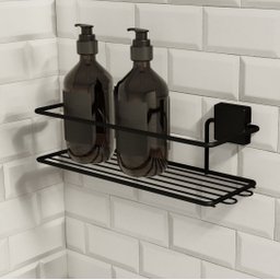 Porta Shampoo - Linha Premium Decotec Preto - 1