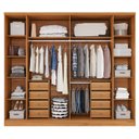 Ver mais imagens de Guarda-Roupa de Casal 6 Portas e 8 Gavetas Cinamomo Off-White Portugal Casuá