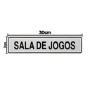 Ver imagem 2 de Combo 3 Placas De Sinalização Sala De Jogos 30x7 Acesso - B-523/3 F9e