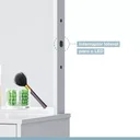 Ver imagem 6 de Penteadeira Camarim Retrô 100% MDF com Espelho e LED Prisma